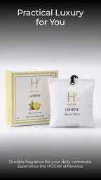 Camphor Practical luxury in car to be used as car air freshener with fragrance of lemon which is made by hogny.