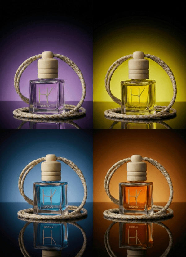 Pack of 4 - Hanging Car Diffuser Perfume HOGNY (10ML)