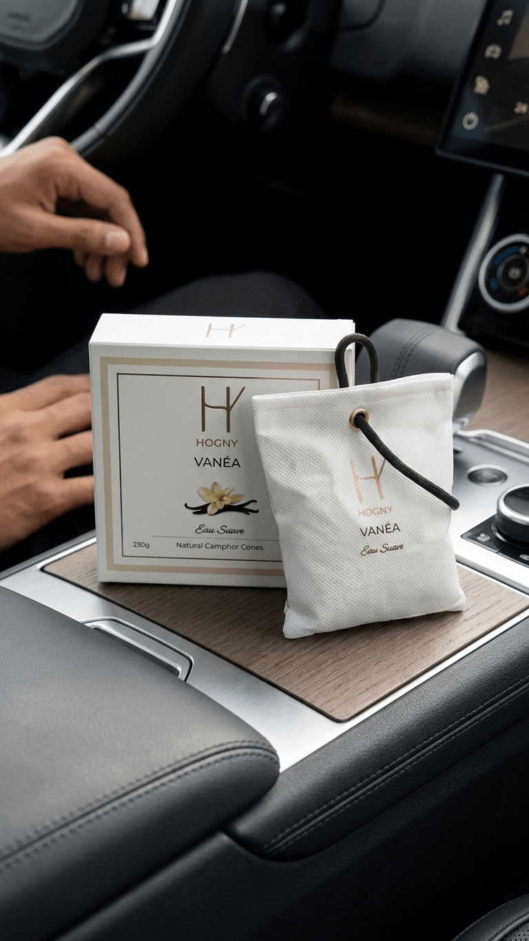 The elegant design of the particular camphor based vanilla car perfume is making the looks of the car luxury and freshen up the car environment.